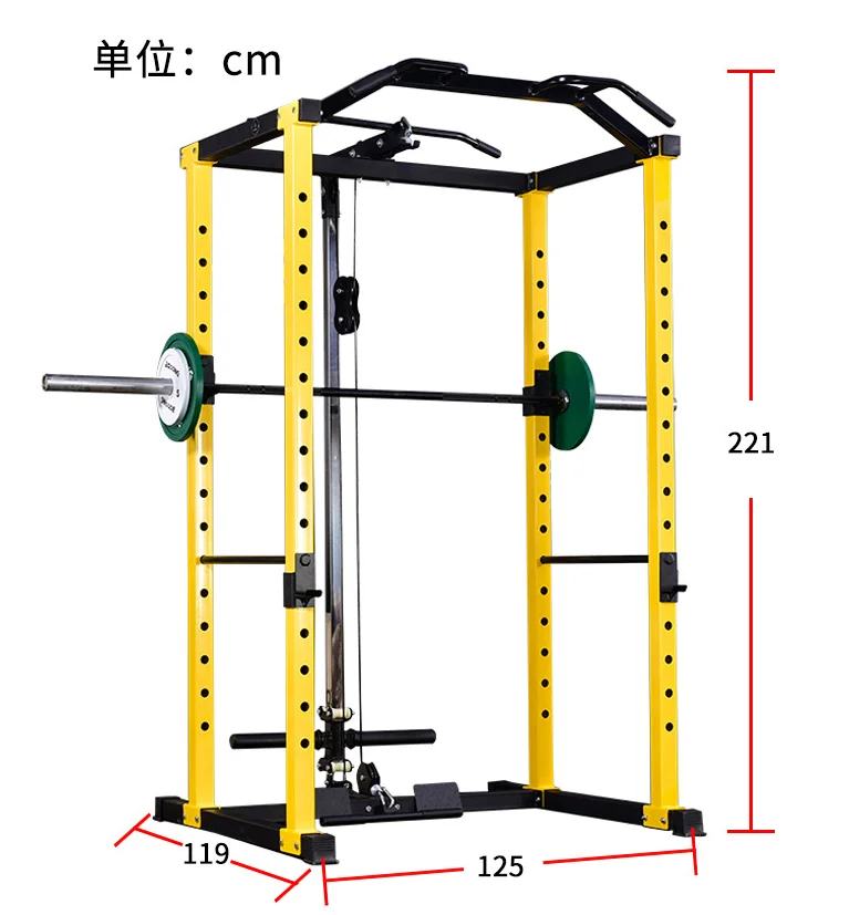 Home gym workout equipments Multi-functional Squat Rack Smith Machine