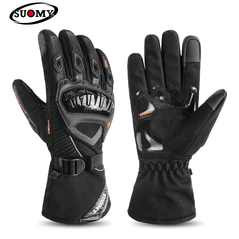Winter Motorcycle Gloves Waterproof Warm Gants Moto Hiver Guantes Moto Impermeable Invierno Touch Screen Operation Thermal Glove
