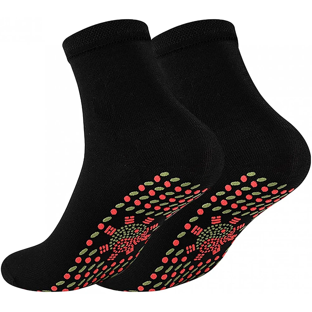 Self Heating Socks Heated Socks Men Women Μagnetic Therapy Socks Comfortable Breathable Massage Warm Foot Socks for Outdoor Skii