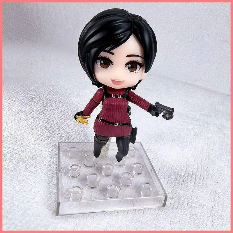 NEW 10CM Evil 4 Ada Wong Nendoroid Action Figure Q Version Collectible Model ToyS Gift view 3