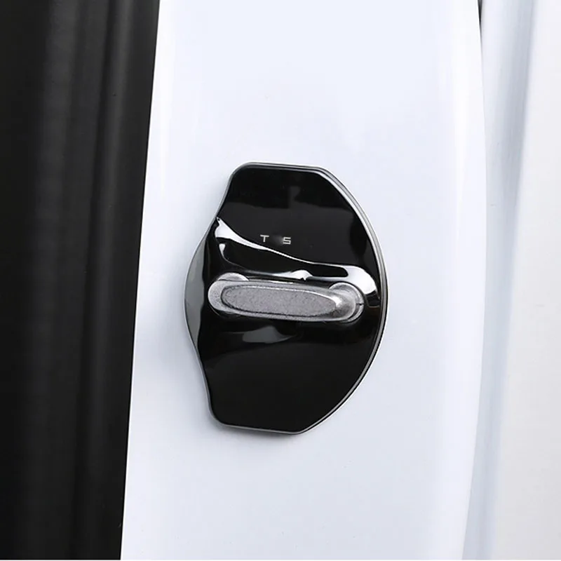 Car-Styling car door lock cover emblemi Auto custodia per Tesla model 3 model X Y style Roadster accessori