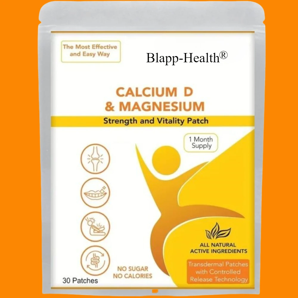 Calcium Magnesium And D Transdermal Patches – 30 Patches One Month Supply