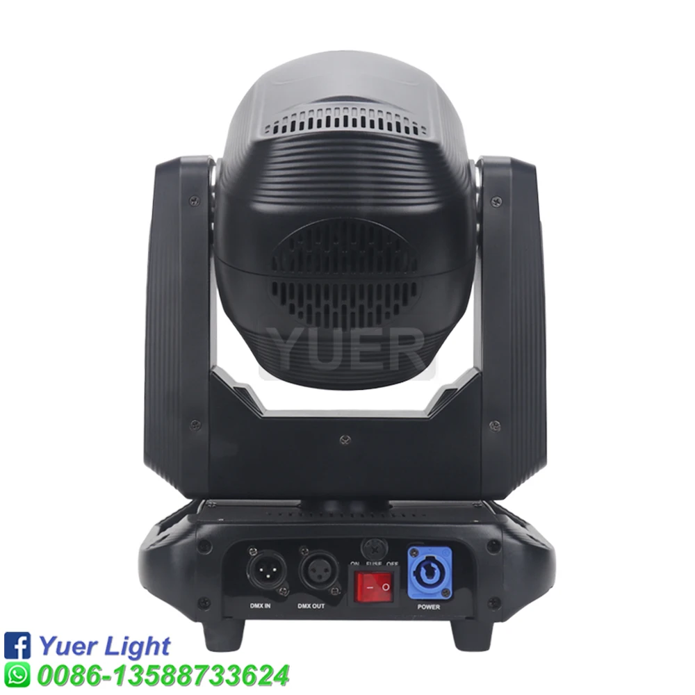 Imagem -04 - Yuer-mini Led Moving Head Light Feixe de Luz 18 Prismas Rotativas Dmx Stage Effect Disco dj Bar Wedding Club 200w Novo