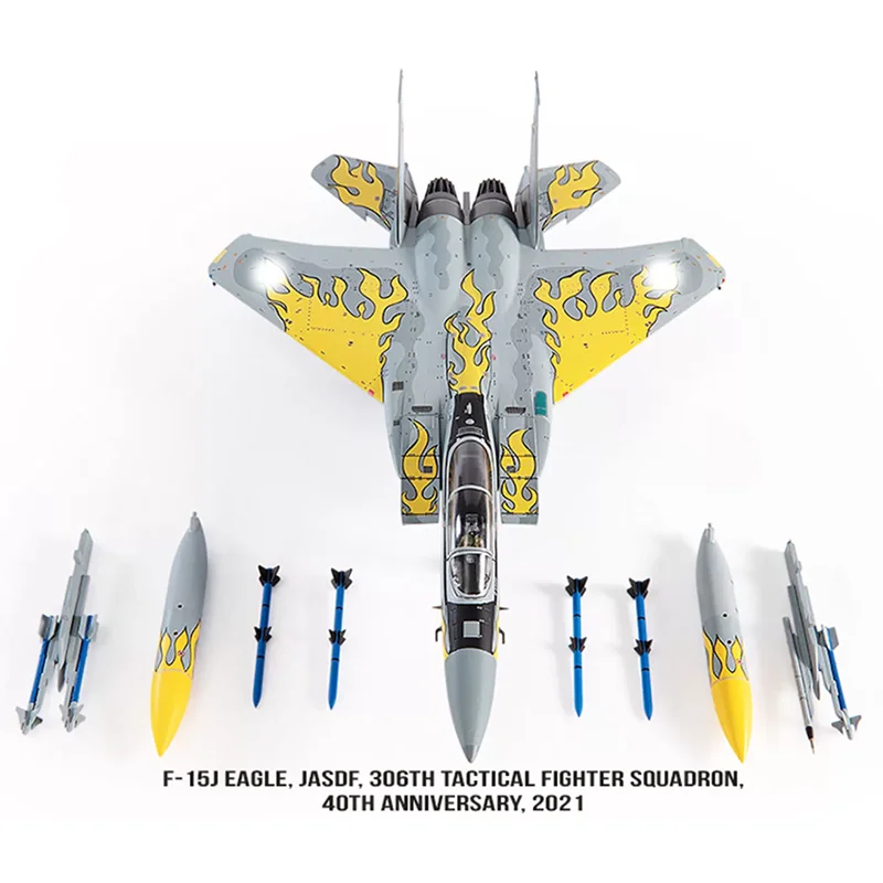

JC WINGS 1/72 Scale F15J Hawk Fighter Jet Alloy Aircraft Model Collection Decoration Ornament Toy