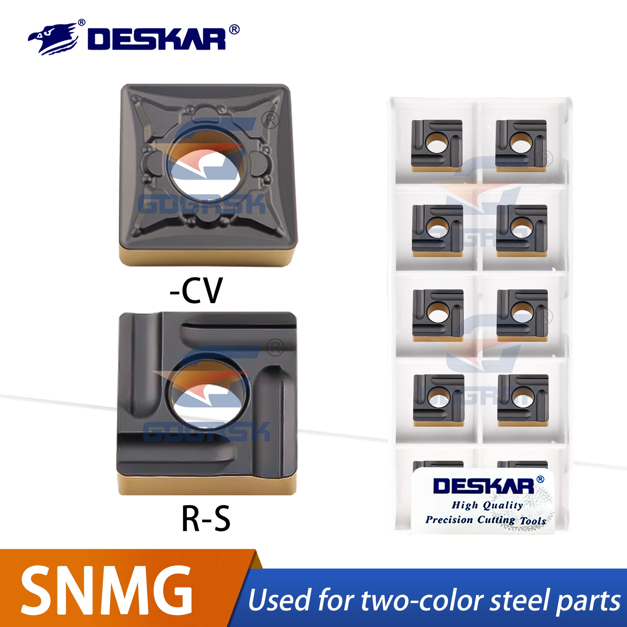 

DESKAR 100% оригинальное лезвие из нержавеющей стали SNMG120408-TM R-S SNMG190612-CV LF9218 Токарный станок с ЧПУ Инструмент для наружного круга