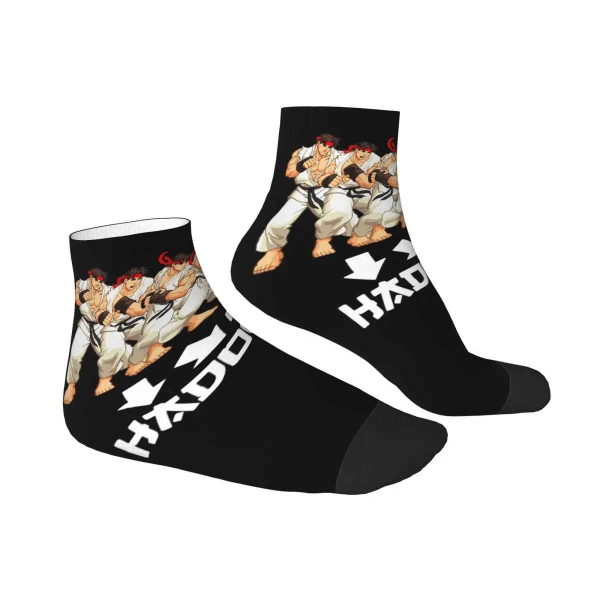 Defeated Portraits Super Street Fighter Socks Harajuku Stockings All Season Socks Accessories for Man's Woman's Gifts