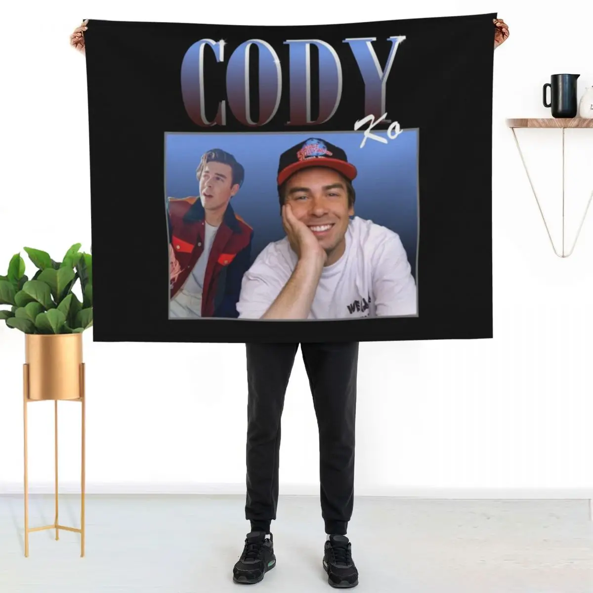 cody ko Throw Blanket Flannel Fleece Soft Warm Throw Blanket