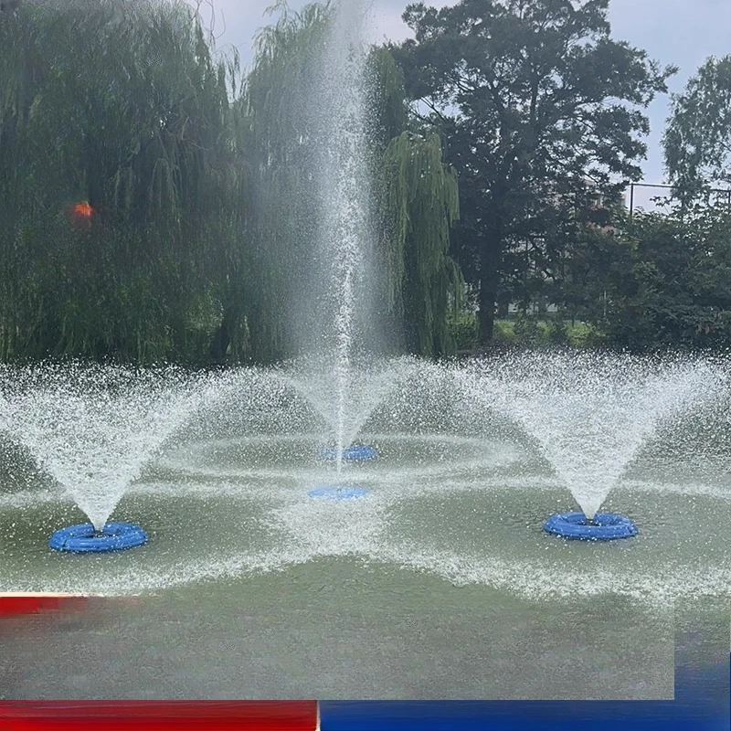 

Fountain Aerator Breeding Aerator River Channel Treatment Lighting Fountain Sewage Pushing Mains Solar Aerator
