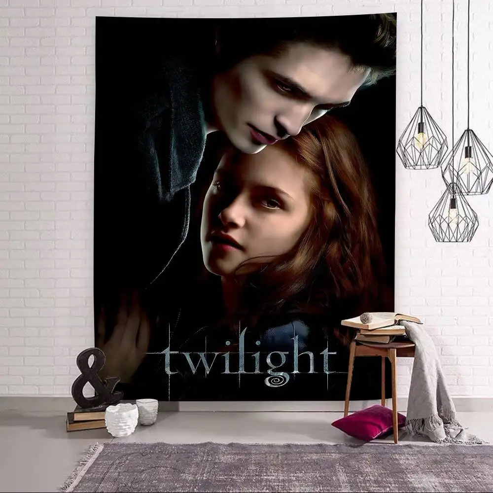 مصاص دماء الشفق الفيلم المطبوعة نسيج حائط كبير معلقة التارو الهبي جدار السجاد النوم ديكور فني للمنزل #2