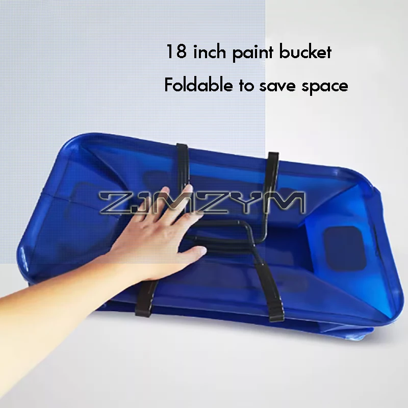 Paint Bucket Foldable Pail Fishing Bucket For Wall Decoration Foldable Pail Fishing Bucket Handbag,18 Inch Bag
