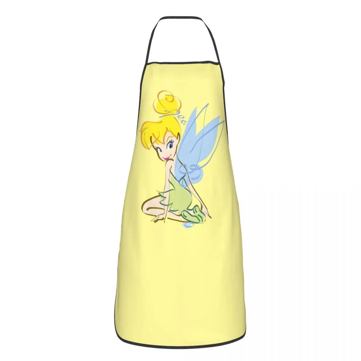 

Классический фартук нагрудник унисекс Тинкербелл с героями мультфильмов для взрослых, женщин и мужчин, столбик для шеф-повара, кухня для приготовления пищи, кухонные комиксы, садоводство