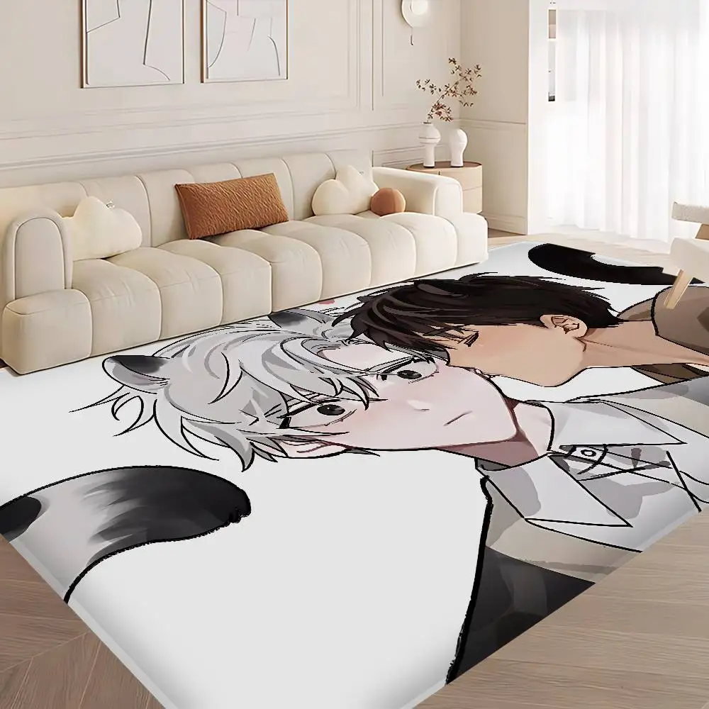 Passion Bl Anime Floor Mat Rectangle Anti-slip Home Soft Badmat Front Door Indoor Outdoor Mat Hotel Decor Mat