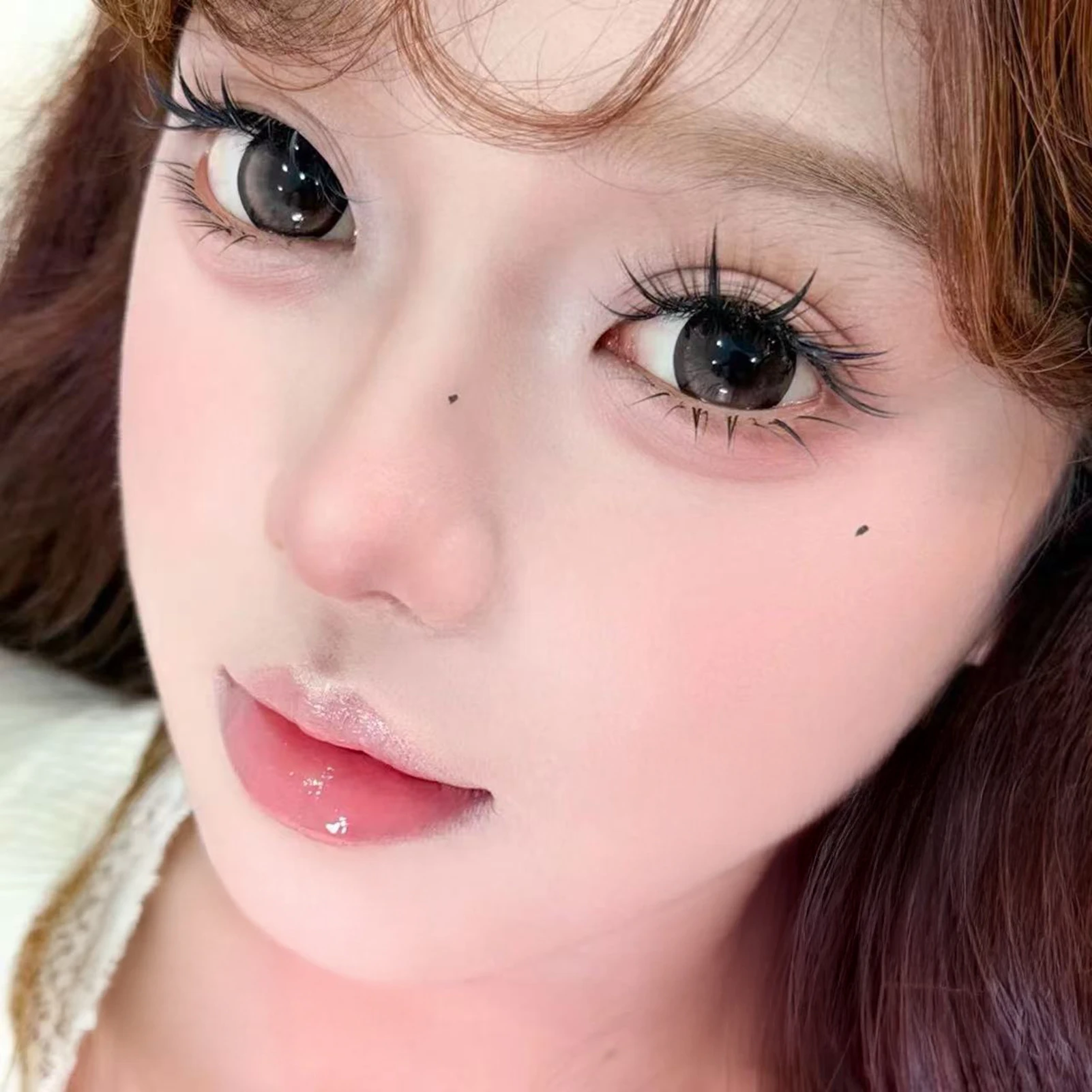 ขนตาปลอมแบบแคทอาย ขนมิ้งค์เทียม ขนาด 7-13 มม. งอน C  ดูเป็นธรรมชาติ  ฟู  สำหรับต่อขนตา  ใช้แต่งหน้าประจำวัน  น้ำหนักเบา