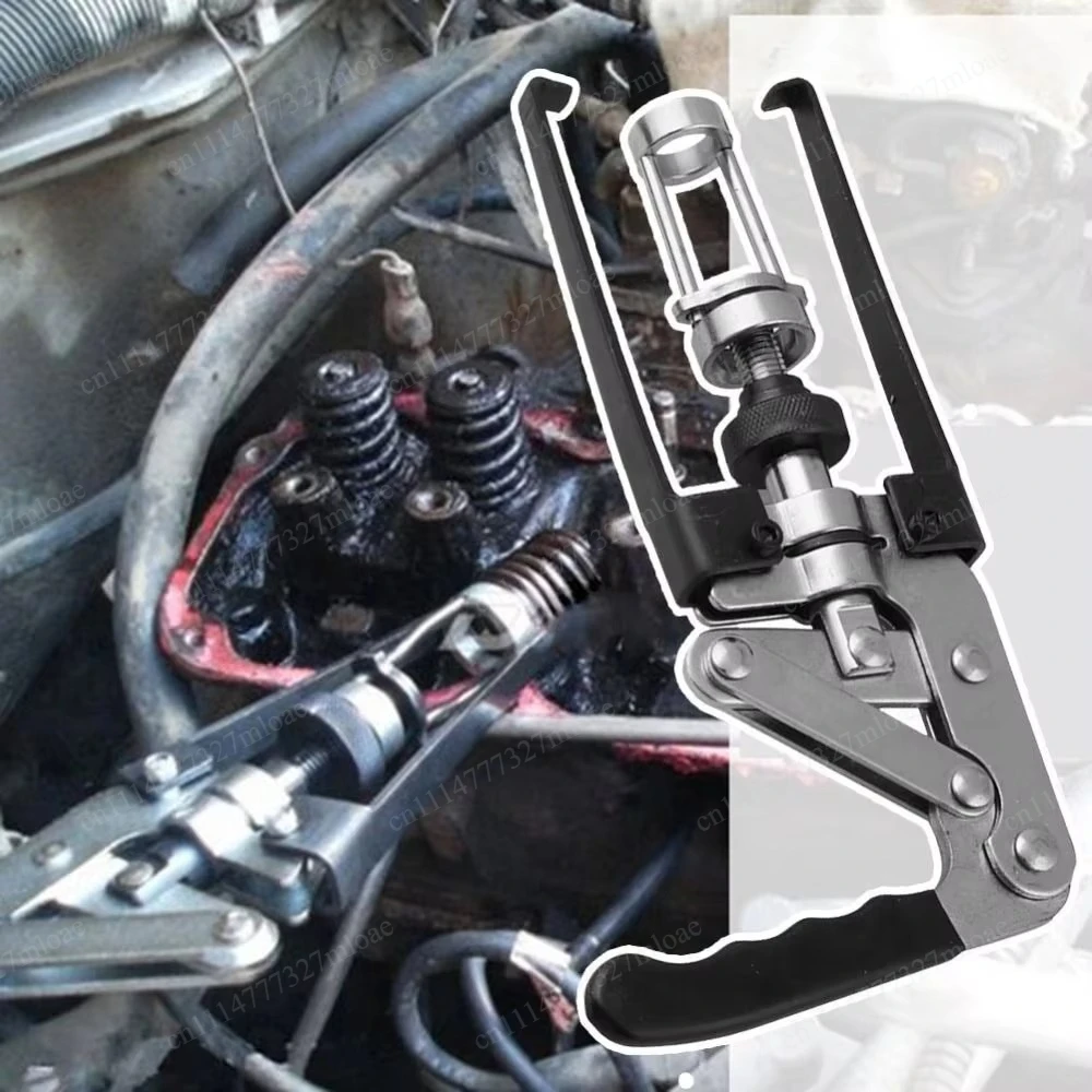 Carbon Steel Valve Spring Removal Tool Anti-rust Pull and Disassemble Valve Spring Compressor Replacement Easily Installation