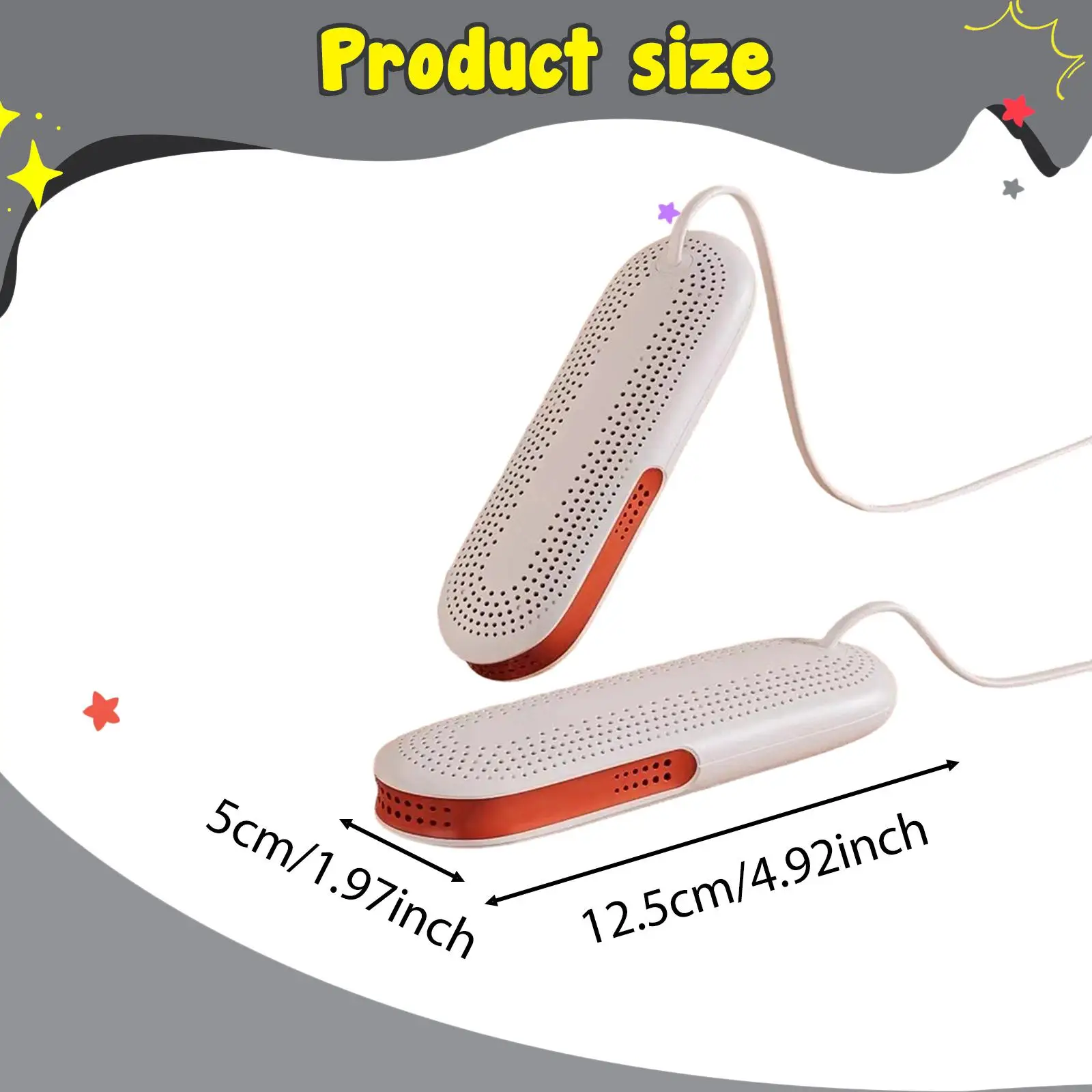 Shoe Dryer Device Efficient Heat Circulation Portable Boot Glove Warmer for Home Kids Unisex Winter