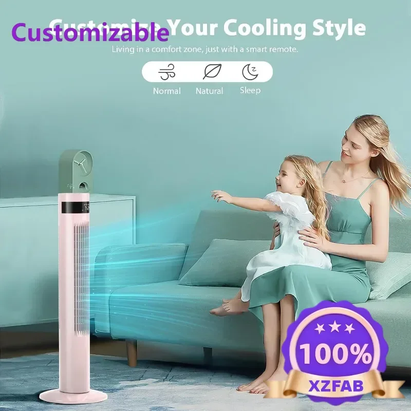 Factory Direct 2026 Fan Portable Electric Oscillating Fan Quiet Cooling Remote Control Standing Bladeless Floor Fans 3 Speeds
