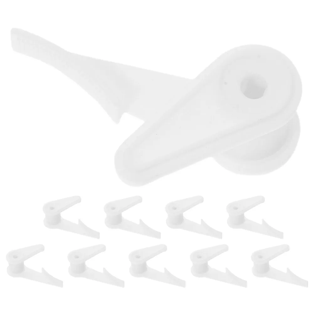 10 Pcs Ceiling Lamp Shade Clips Chandelier Fixing Light Parts PP Flush Mount Hardware