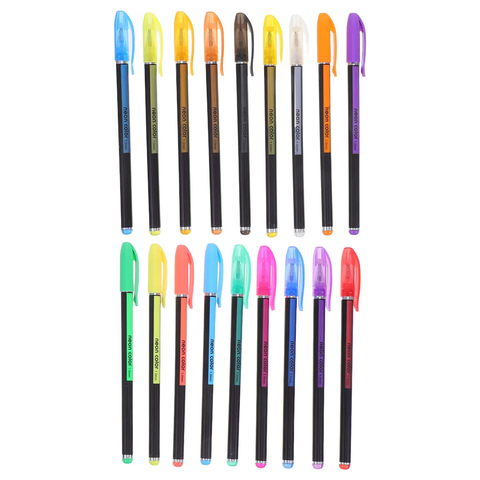 Gel Ink Pens Set For Gel Pens For Coloring Books Colors Neon 0MM Fine Tip Craft Drawing Painting Scrapbooking Journals