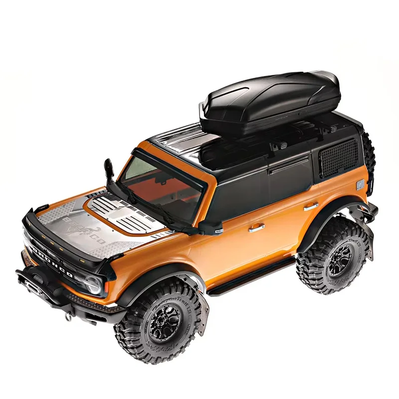 Bagażnik dachowy do samochodu zdalnie sterowanego RC w skali 1/10 SCX10 90046 TRX4/TRX6/G63, części modyfikowane.