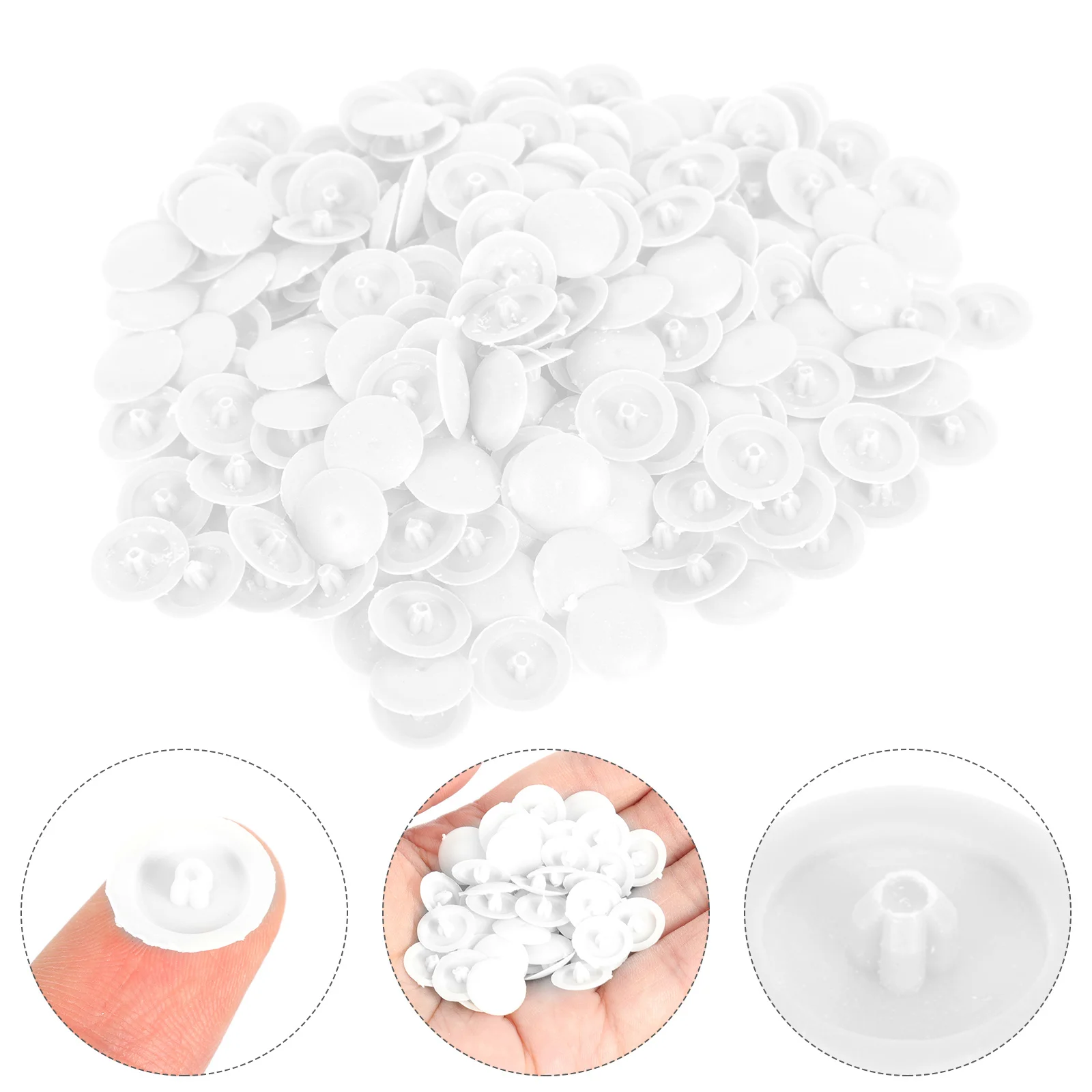 

600pcs Plastic Decorative Screw Caps Covers Bright Color Furniture Cabinets Shopfitting Kitchens Cupboards Hardware