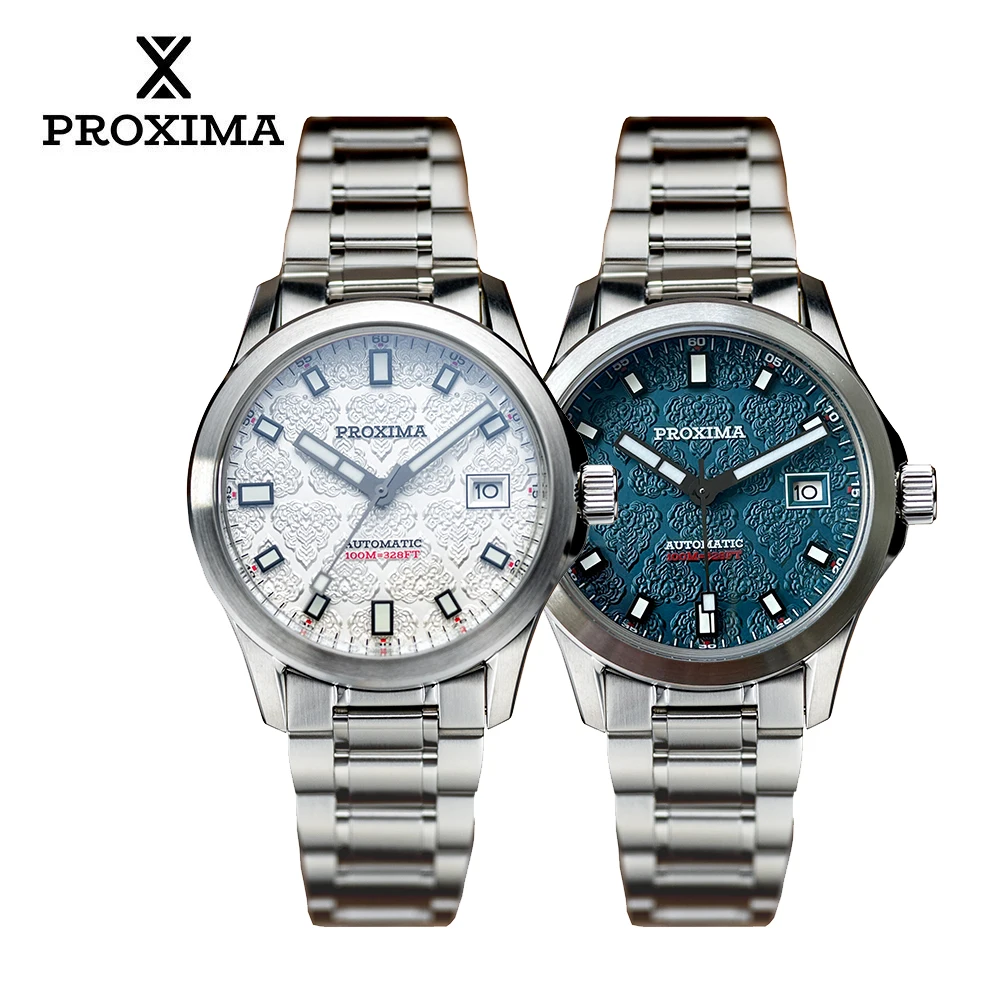 2025 New Proxima PX1737 39MM Stainless Man Mechanical Watch Luxury Sapphire Crystal Automatic Watches NH36 Movement Luminous