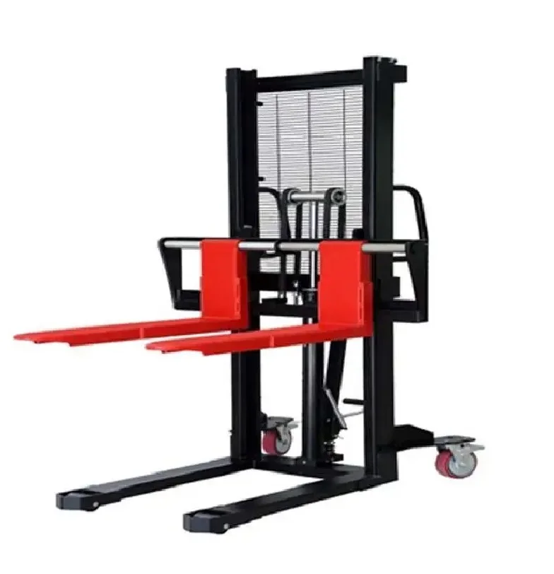 

Kaixun Wholesale High Quality Manual Forklift Stacker Lift 1000kg 2 Ton Hand Straddle Stacker Pallet Jack