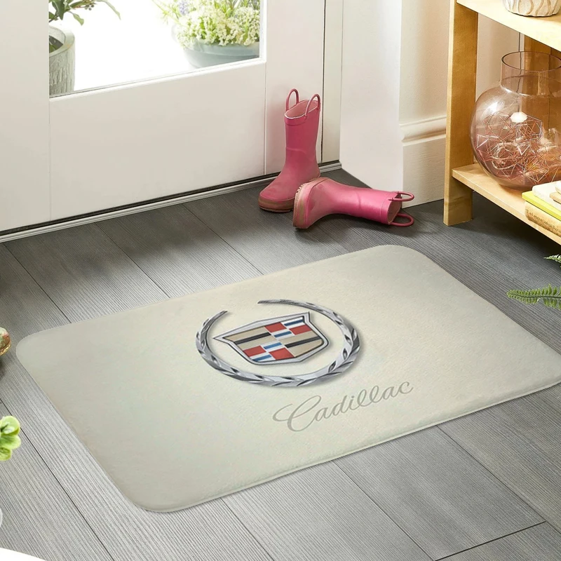 Main Door Entry Mat T-Cadillacs Hallway Living Room Floor Carpet Kitchen Bedroom Rug Slip-resistant Custom Doormat Home