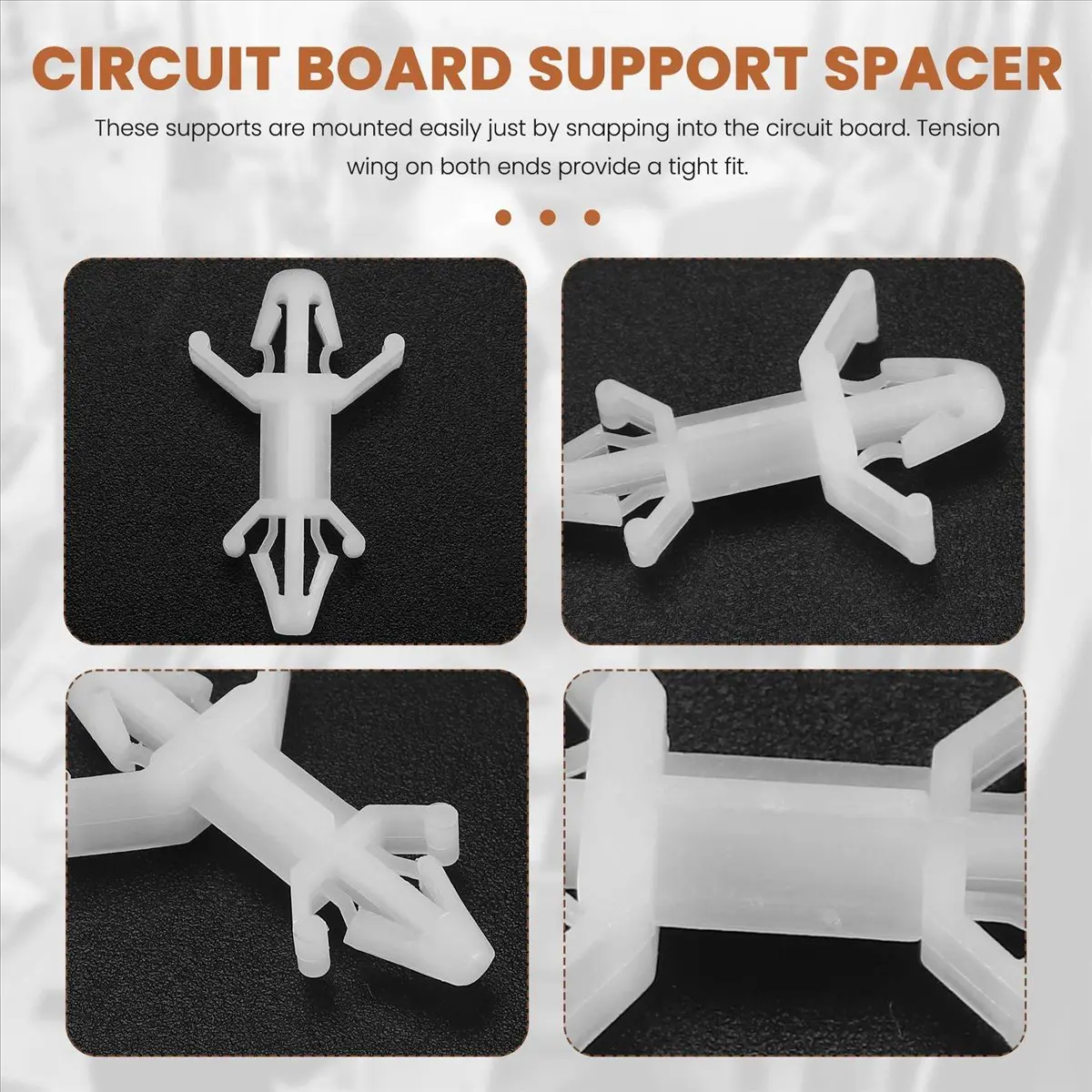 (A32M) 100PCS XLB Type Nylon PC Board Isolation Column Pcb Computer Spacer Double-Head Spacing Column Support, XLB-0610