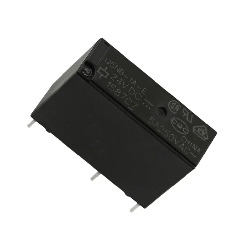 5PCS 5V/12V/24V Small Relay G5NB-1A-E-5VDC G5NB-1A-E-12VDC G5NB-1A-E-24VDC 5VDC 12VDC 24VDC 5A DC Relay Module