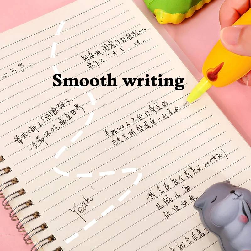 Soft Gel Pen 0.5mm Stress Relief Toy Squeezable Ball Pen for Writing Gifts Available Anti Anxiety Fidget Office School Supplies image 4
