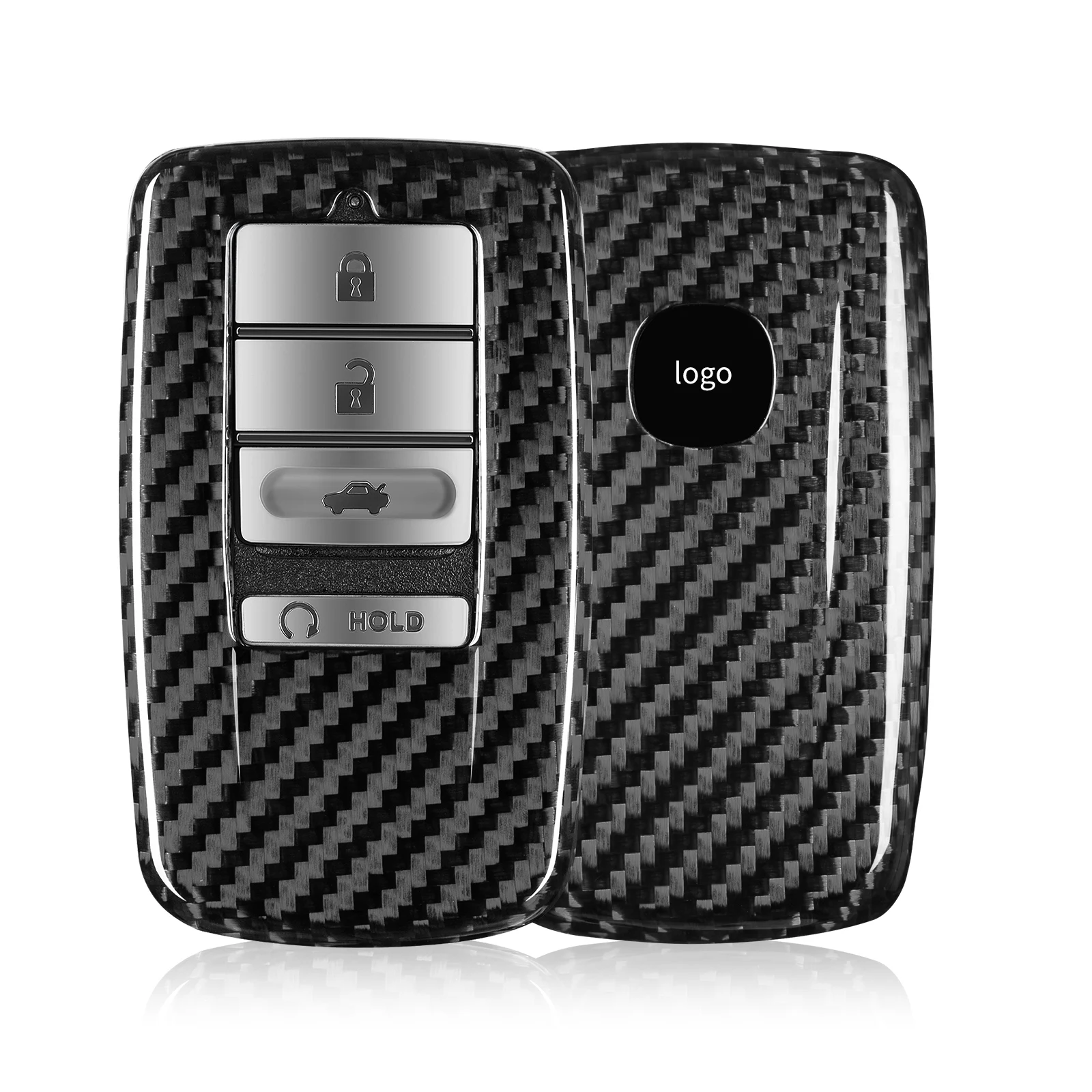 

Key Fob Cover For Acura 2022 2023 TLX MDX RDX RLX ILX Integra Real Carbon Fiber Key Case Shell Holder Smart Remote Accessories