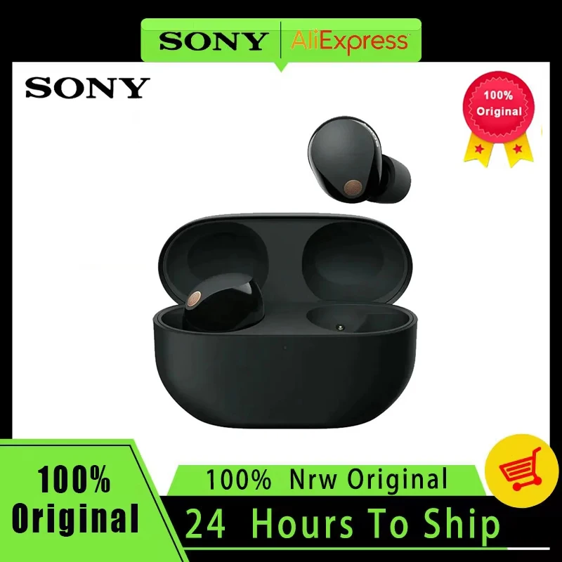 SONY 100% Original WF-1000XM5 Wireless Noise Cancelling Earbuds Bluetooth 5.3 Earphones Hi-Res LDAC SBC Dual Connection IPX4