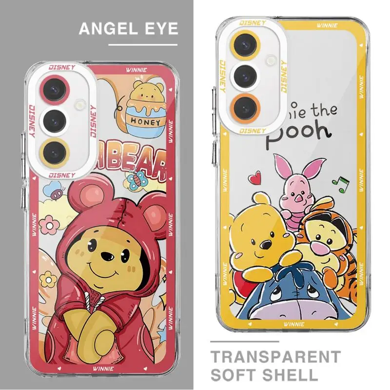 Disney Winnie The Pooh phone Case for Samsung A13 A14 A15 A23 4G 5G A24 4G A25 A33 A34 A53 A54 A73 A35 A55 5G bag