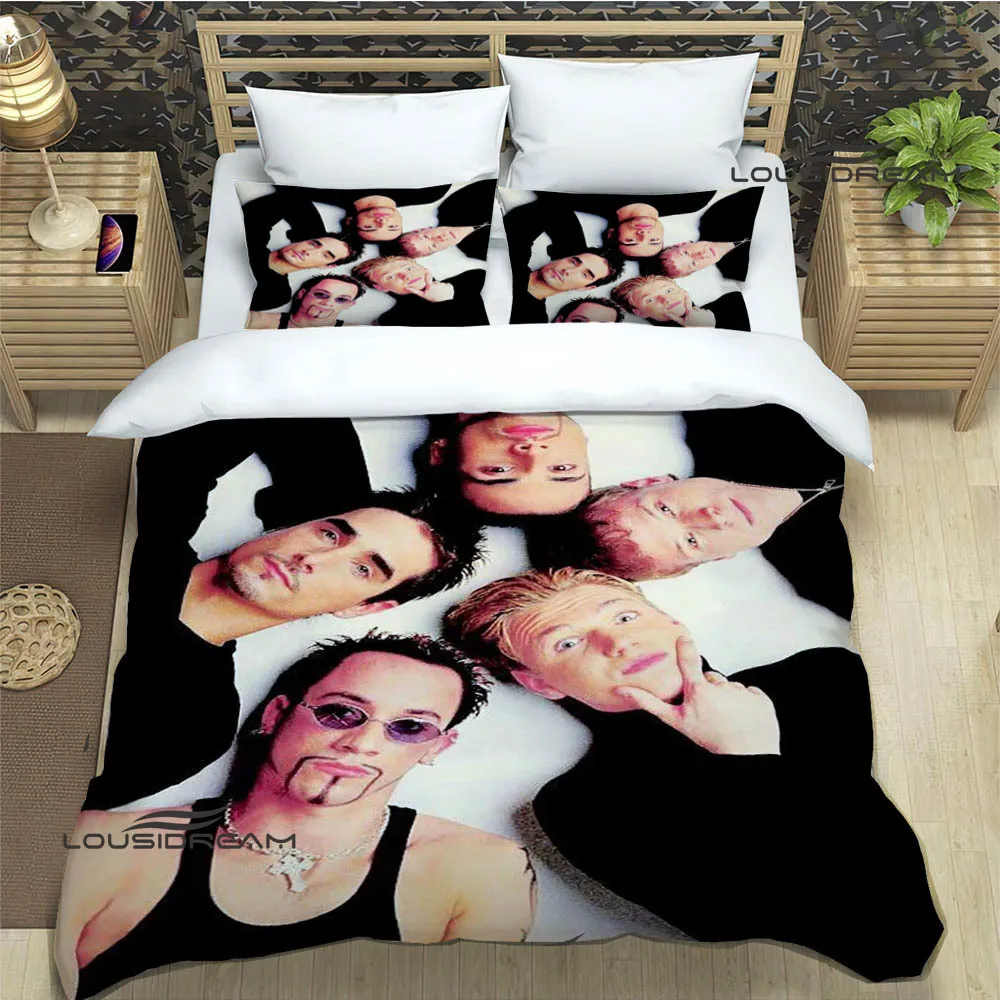 Imagem -03 - Bsb Banda Backstreet Bedding Sets para Meninos Exquisite Cama Suprimentos Capa de Edredão Consolador de Luxo Presente de Aniversário