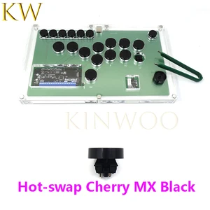 B1-UFB-UP5 ultra-fino hitbox fightbox vara arcade controlador embutido placa de combate universal para ps5/ps4/ps3/xbox/interruptor/pc 6 principais vendas capsula microfone behringer b1 - №6