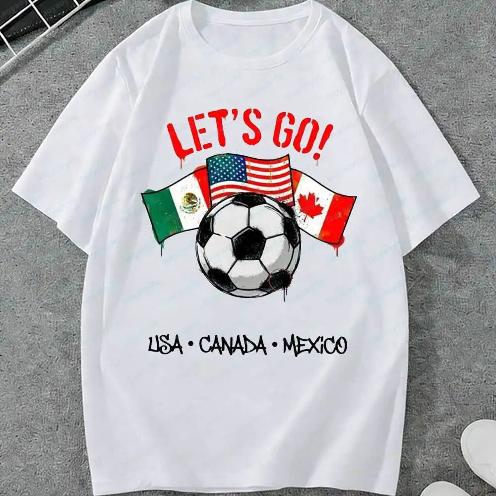 Men's 2026 Soccer T-Shirt USA Canada Mexico 