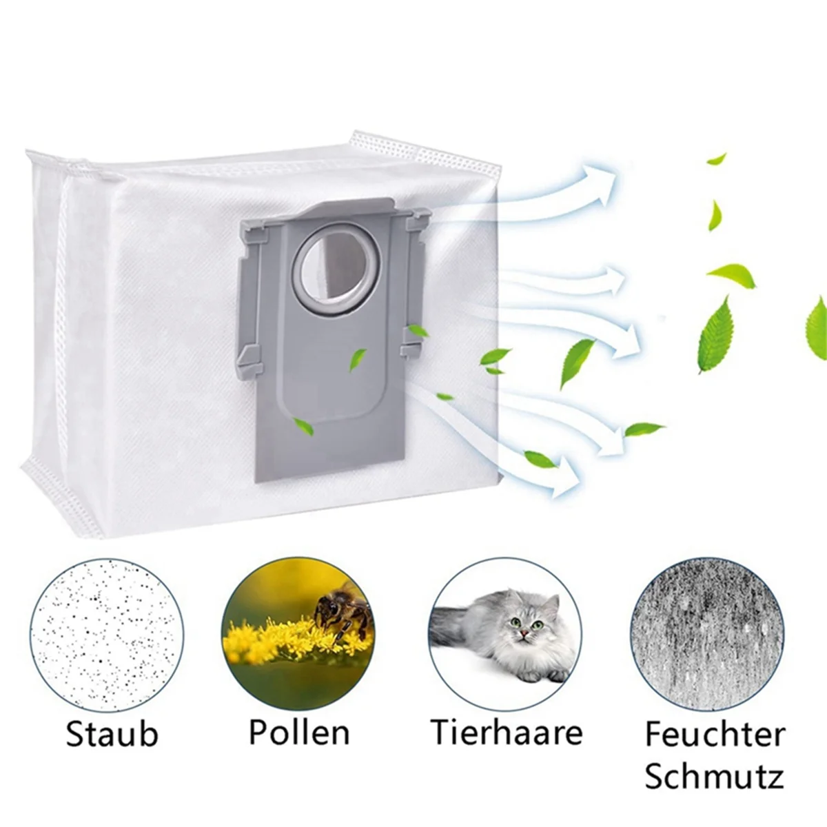 28Pcs Dust Bag for S8 PLUS S8 Pro Ultra /S7 MaxV Ultra / Q5+ / + / T8 Robot Vacuum Cleaner Accessories