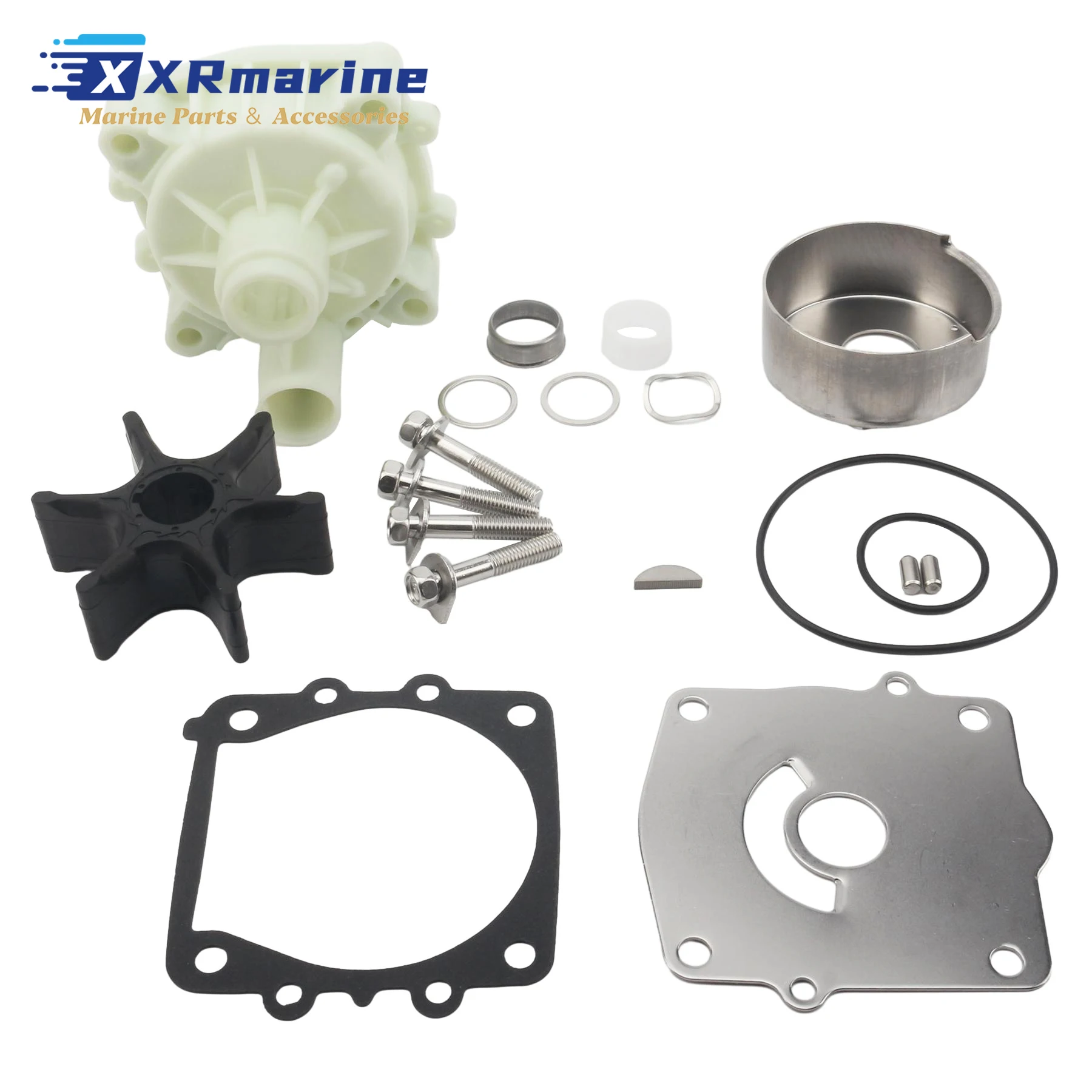 61A-W0078-01 Water Pump Impeller Rebuild Kit for Yamaha 150-300 HP Outboard Engine Replaces 61A-W0078 -A1 -A2 -A3 Sierra 18-3396