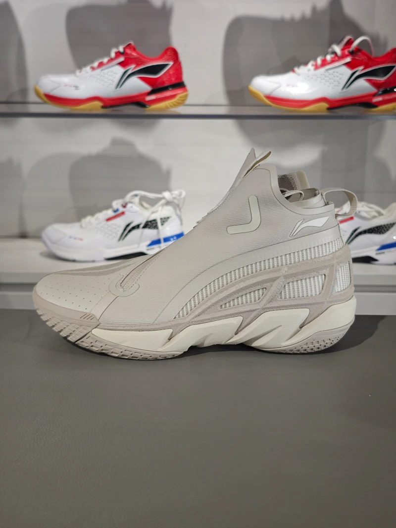 

2024 Winter New Anti-Five 4 WNTR Men's Lightweight High Rebound Mid-Cut Baskeall Outdoor Court oes ABFU03