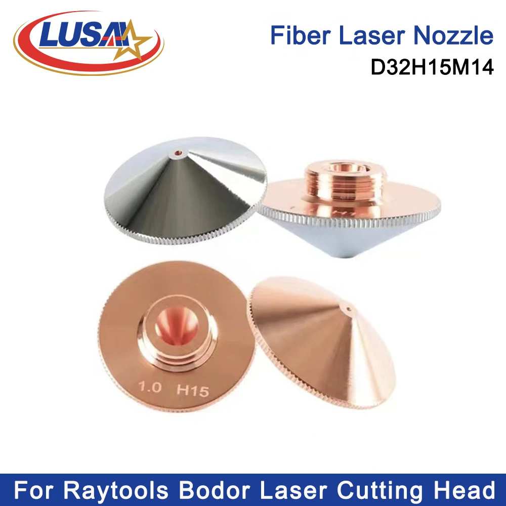 LUSAI Raytools Laser Nozzle Dia32 M14mm BM111 BM110 BT240S BM114 Laser Head Nozzle For Fiber Laser Machine Cutting Nozzle