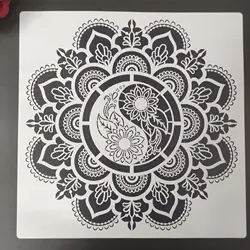 30 * 30cm Mandala  DIY Layering Stencils Wall Painting Scrapbook Coloring Embossing Album Decorative Template for walls N55