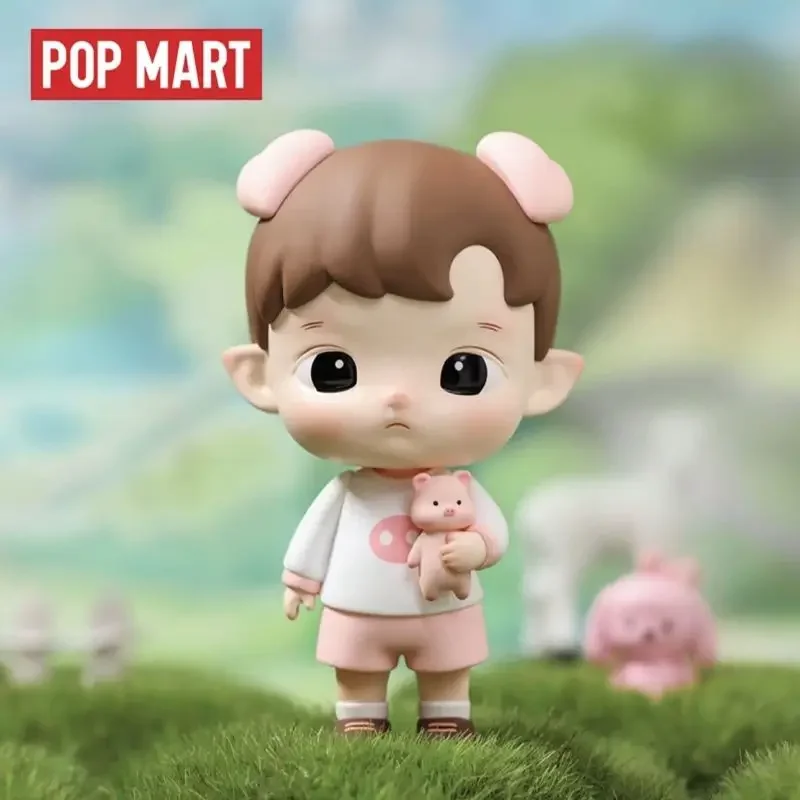 POP MART Hacipupu Little Pig Pupu Elevator Original 8cm Kawaii Doll Action Figure Toys Surprise Collection Model Handmade Box