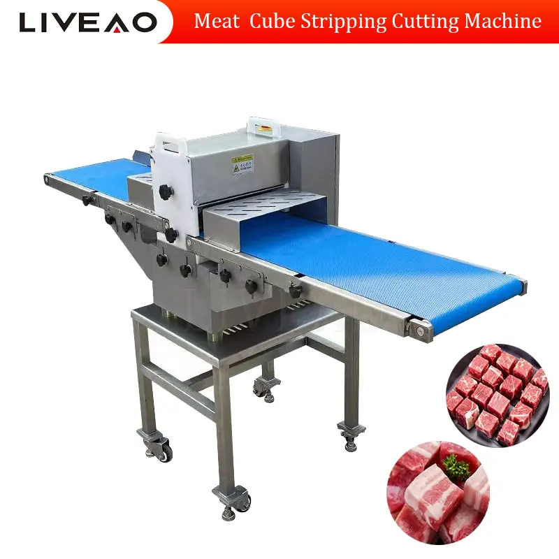 High Capacity Industrial Fresh Frozen Meat Cube Cutting Machine Meat Dicer Machine For Sale