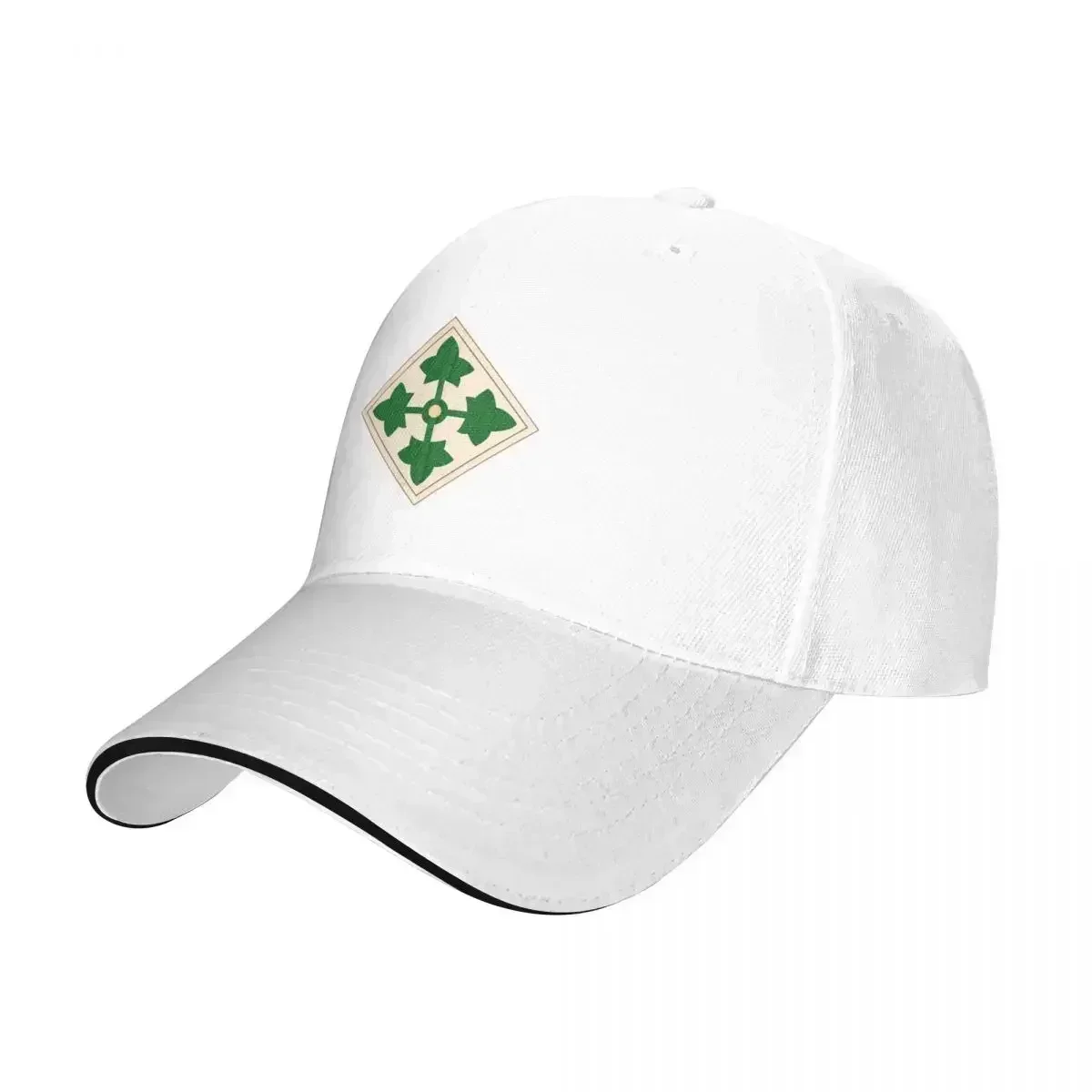 Army - 4th Infantry Division Wo Txt Baseball Caps Fashion Men Women Hats Adjustable Casual Cap Sports Baseball Hat Polychromatic