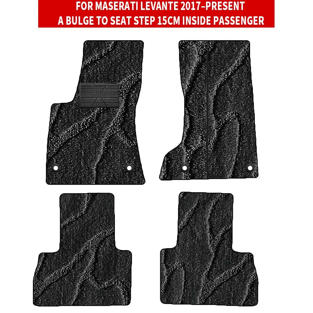 

For Maserati Levante 2017–2025 a bulge to seat step 15cm inside passenger Car Mat Interior Accessories Car Floor Mats Full Set