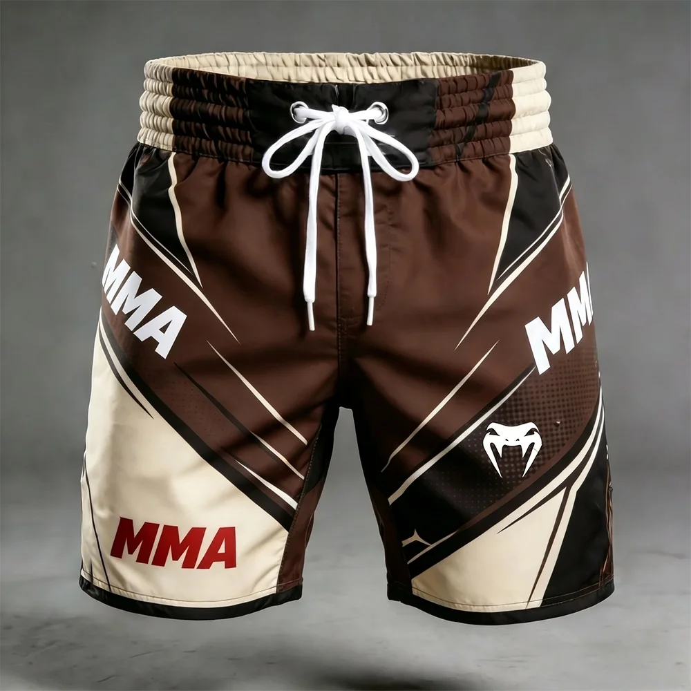 2026 Neue MMA Sommer-Kampfnacht Achteckiger Käfig Boxen Schnelltrocknende Atmungsaktive Shorts Herren/Kinder Mode Event Sportshorts ﻿ – Detail 8
