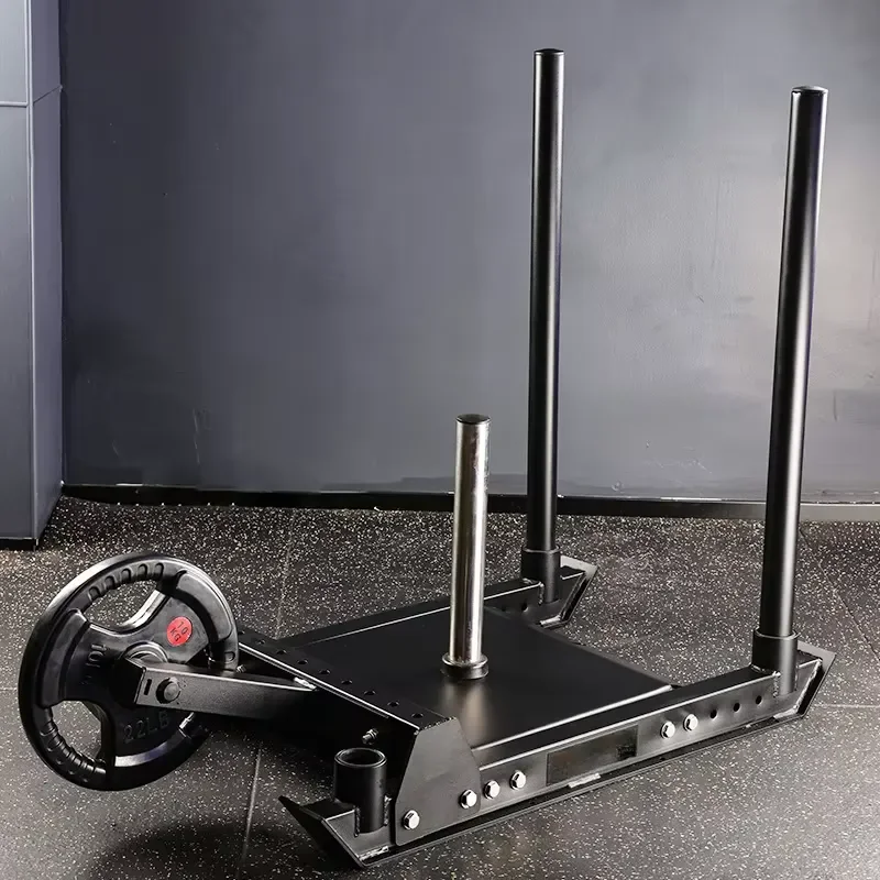 Gym Equipment Pull and Push Electroplate Power Training Sled Power Weight Plate Sled