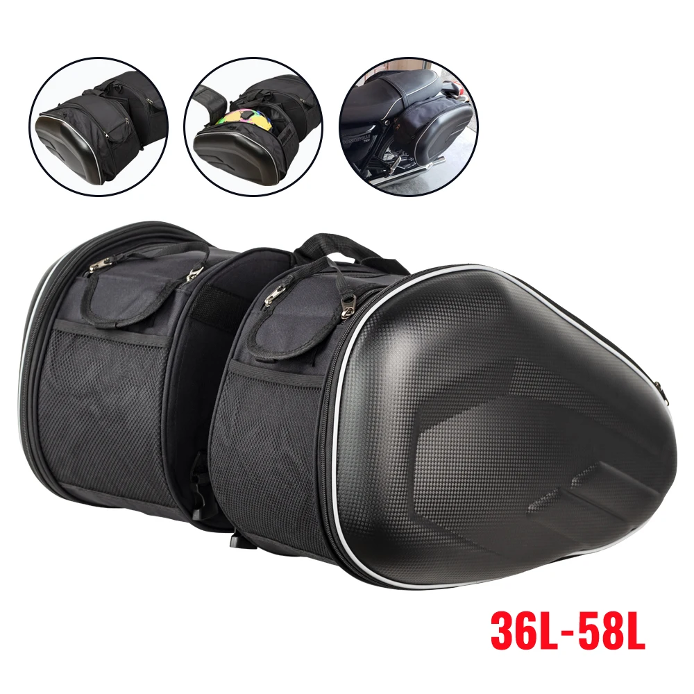 

New Motorcycle Waterproof Racing Race Moto Helmet Travel Bags Suitcase Saddlebags + One Pair of Raincoat