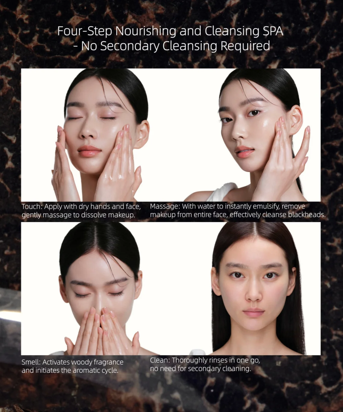 JUDYDOLL Olio detergente all'essenza di trufa sveglia 150 ml formulato per i tipi di pelle secca e sensibile 5S Complate Pulizia del viso