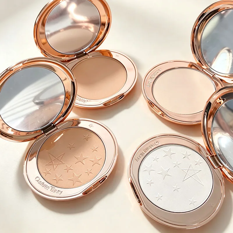 CT Set Pressed Powder Oil Control Matte Waterproof Liquid Foundation Concealer Lasting Moisturize Makeup Setting Spray Cosmetics